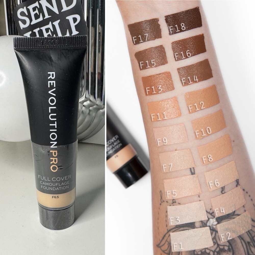 Revolution Pro Full Coverage Camouflage Foundation F6.5